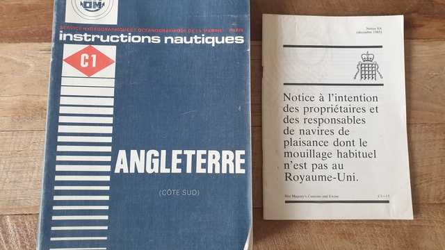 Instructions Nautiques C1 Angleterre