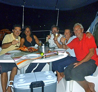 Moments de convivialité à bord